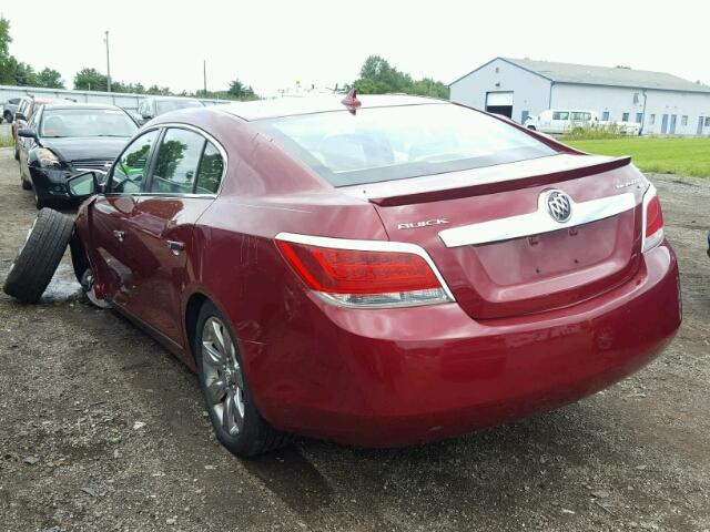 1G4GC5EC8BF332110 - 2011 BUICK LACROSSE C RED photo 3