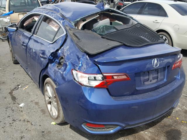 19UDE2F77GA007312 - 2016 ACURA ILX PREMIU BLUE photo 3