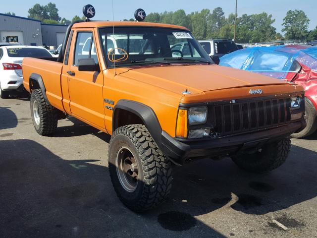 1JTWE6576GT039963 - 1986 JEEP COMANCHE X ORANGE photo 1