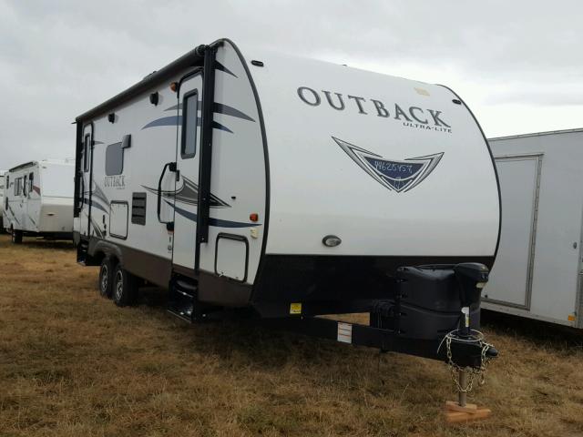 4YDT25026JB451734 - 2018 KEYSTONE OUTBACK WHITE photo 1
