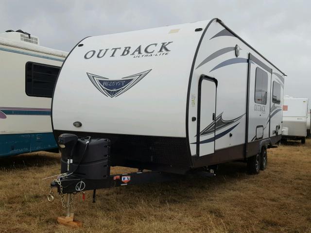 4YDT25026JB451734 - 2018 KEYSTONE OUTBACK WHITE photo 2