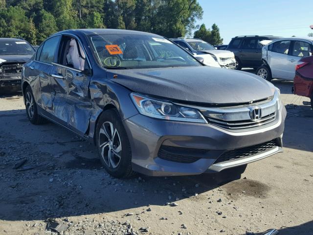 1HGCR2F35GA091224 - 2016 HONDA ACCORD LX CHARCOAL photo 1