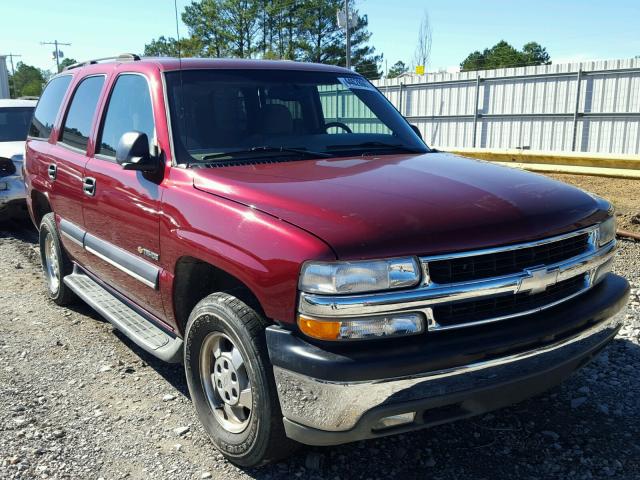 1GNEC13V03J329328 - 2003 CHEVROLET TAHOE BURGUNDY photo 1