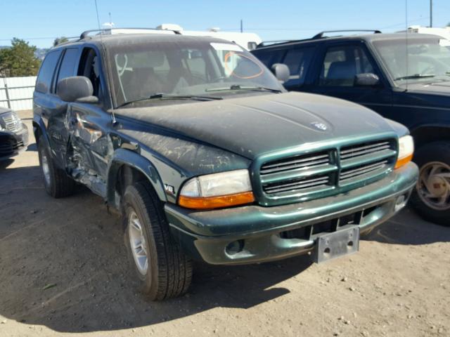 1B4HS28Y9XF502853 - 1999 DODGE DURANGO GREEN photo 1