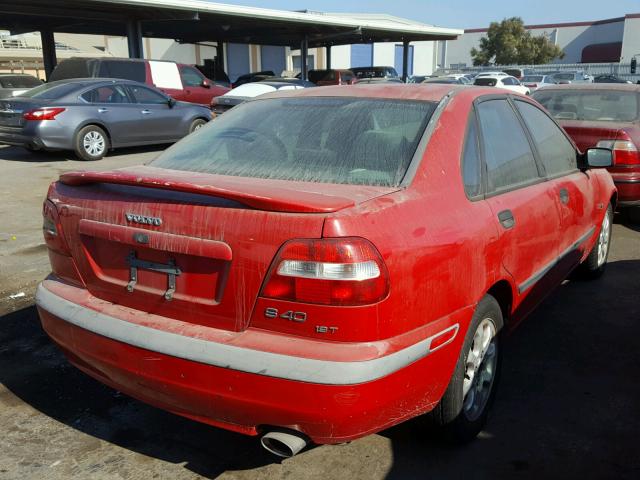 YV1VS29551F677385 - 2001 VOLVO S40 1.9T RED photo 4