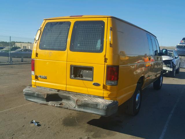 1FTSS34L14HB42258 - 2004 FORD ECONOLINE YELLOW photo 4