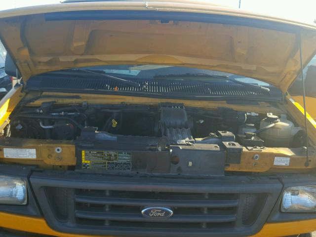 1FTSS34L14HB42258 - 2004 FORD ECONOLINE YELLOW photo 7