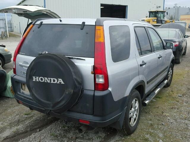 JHLRD78854C811587 - 2004 HONDA CR-V EX SILVER photo 4