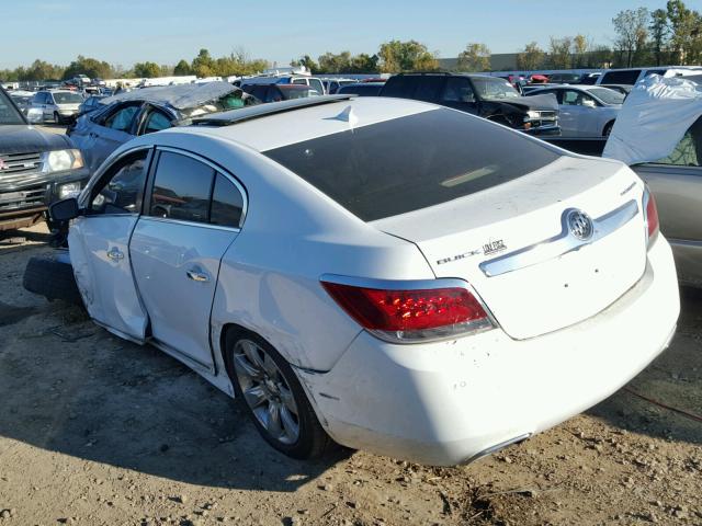 1G4GF5E30DF167566 - 2013 BUICK LACROSSE P WHITE photo 3