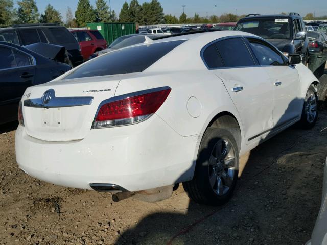 1G4GF5E30DF167566 - 2013 BUICK LACROSSE P WHITE photo 4