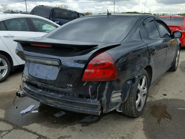 2G2WC58C661109741 - 2006 PONTIAC GRAND PRIX BLACK photo 4