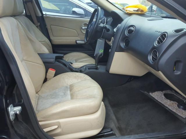 2G2WC58C661109741 - 2006 PONTIAC GRAND PRIX BLACK photo 5