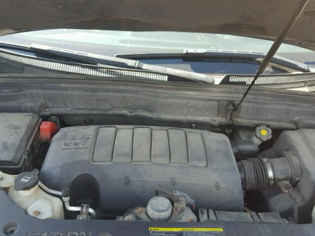 5GZEV23D09J102826 - 2009 SATURN OUTLOOK XR შავი ფოტო 7