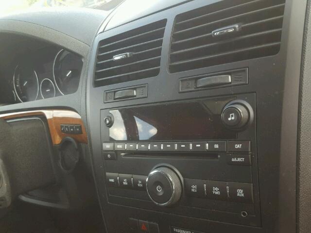 5GZEV23D09J102826 - 2009 SATURN OUTLOOK XR შავი ფოტო 9