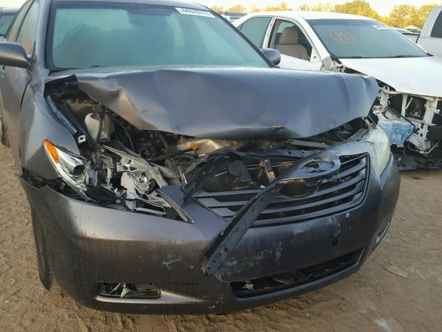 4T4BE46K57R002809 - 2007 TOYOTA CAMRY NEW GRAY photo 9