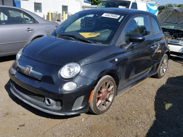 3C3CFFFH1DT514514 - 2013 FIAT 500 ABARTH BLACK photo 2