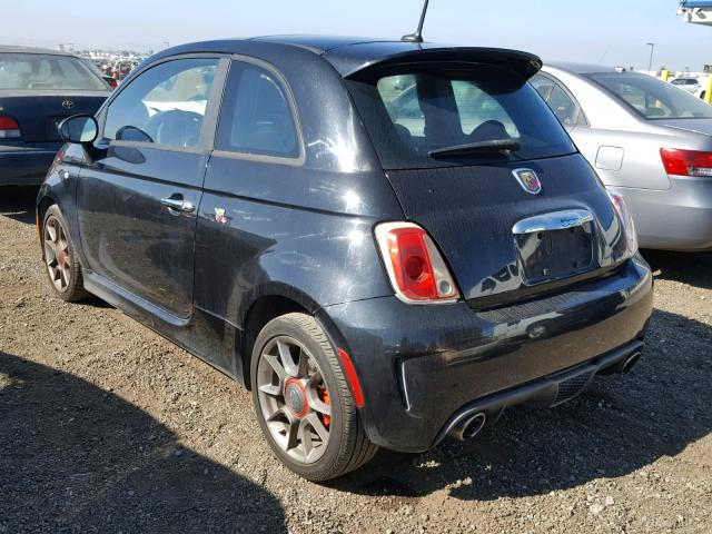 3C3CFFFH1DT514514 - 2013 FIAT 500 ABARTH BLACK photo 3