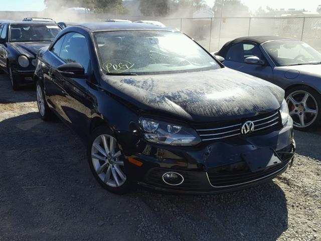 WVWBW7AHXCV005623 - 2012 VOLKSWAGEN EOS KOMFOR BLACK photo 1