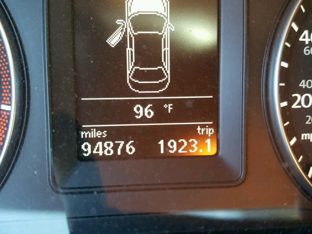 WVWBW7AHXCV005623 - 2012 VOLKSWAGEN EOS KOMFOR 黑色 照片 8