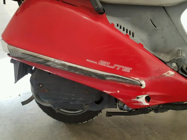 JH2KF0106HK202287 - 1987 HONDA CH150 RED photo 9