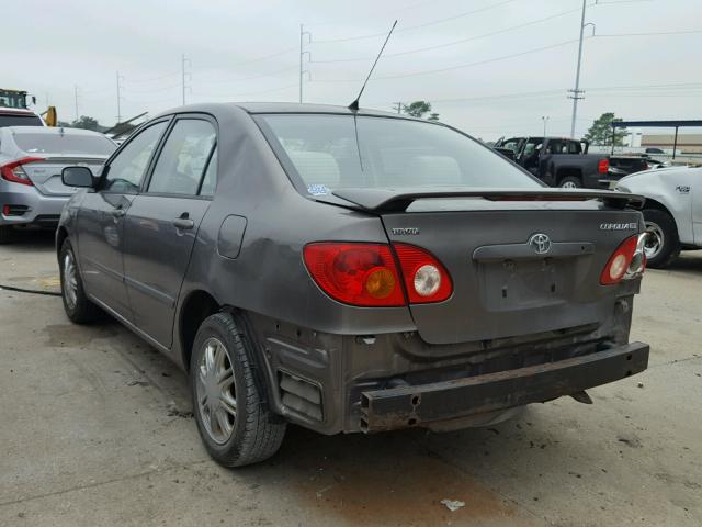 2T1BR32E33C016390 - 2003 TOYOTA COROLLA GRAY photo 3