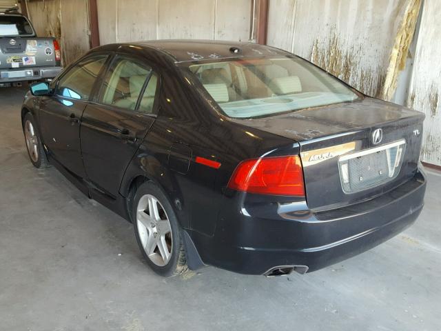 19UUA66214A075009 - 2004 ACURA TL BLACK photo 3