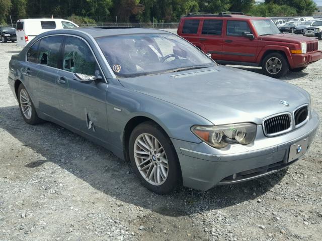 WBAGN63515DS60821 - 2005 BMW 745 LI BLUE photo 1