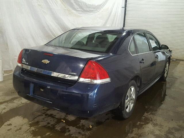 2G1WA5EK5A1110121 - 2010 CHEVROLET IMPALA LS BLUE photo 4