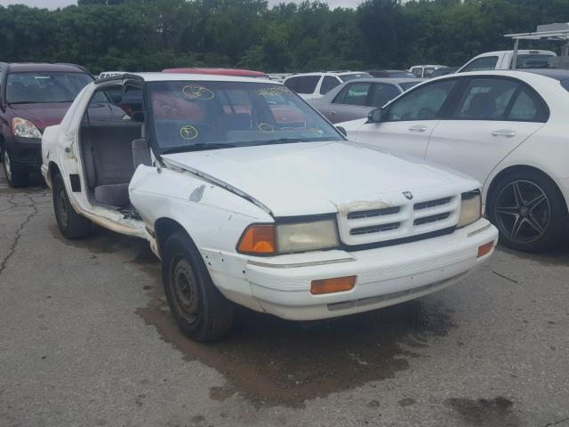 1B3AA46VXRF228157 - 1994 DODGE SPIRIT WHITE photo 1