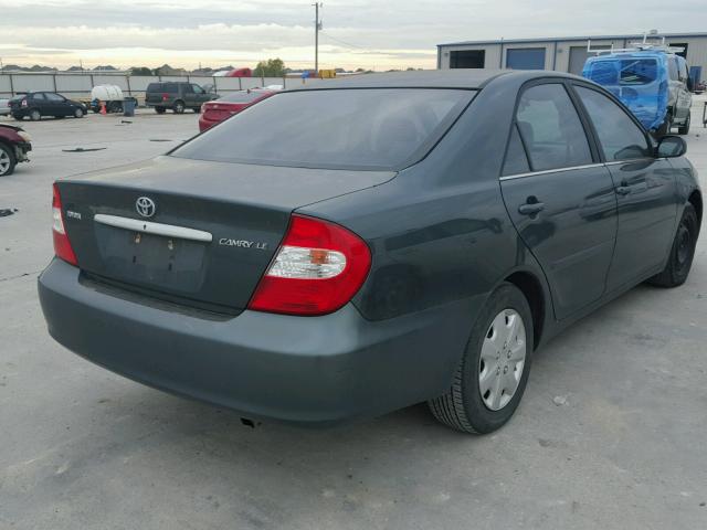 4T1BE30K73U749108 - 2003 TOYOTA CAMRY LE GREEN photo 4