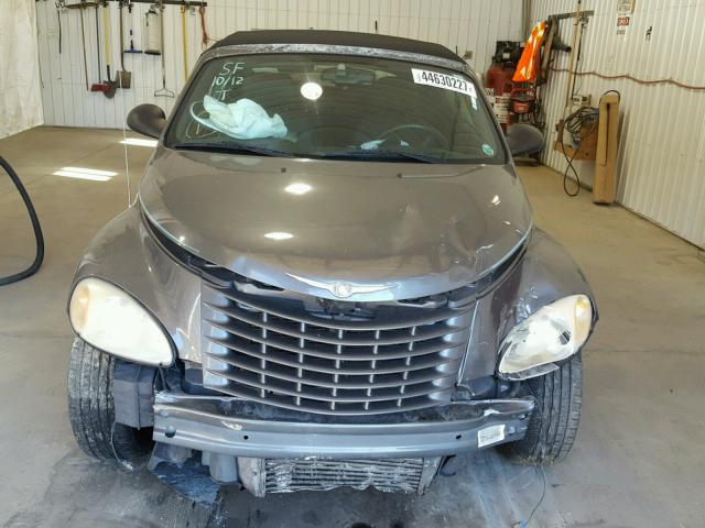 3C3EY55E25T342225 - 2005 CHRYSLER PT CRUISER GRAY photo 9