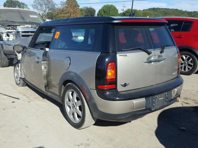 WMWML33579TX35889 - 2009 MINI COOPER CLU GOLD photo 3