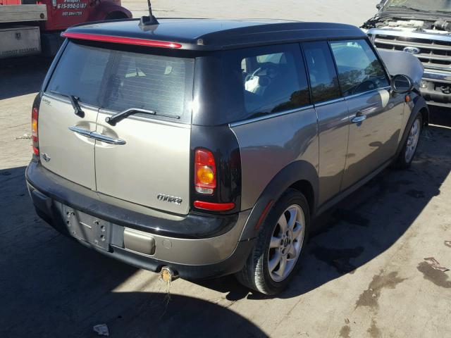 WMWML33579TX35889 - 2009 MINI COOPER CLU GOLD photo 4