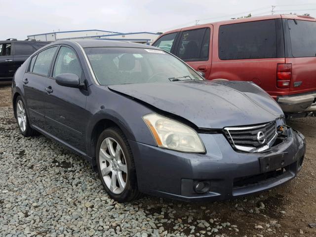 1N4BA41E98C829107 - 2008 NISSAN MAXIMA SE GRAY photo 1