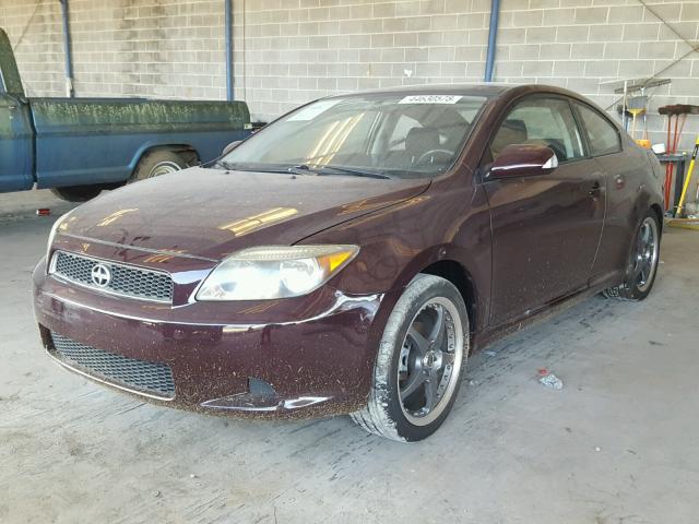 JTKDE177970213432 - 2007 TOYOTA SCION TC 栗色 照片 2
