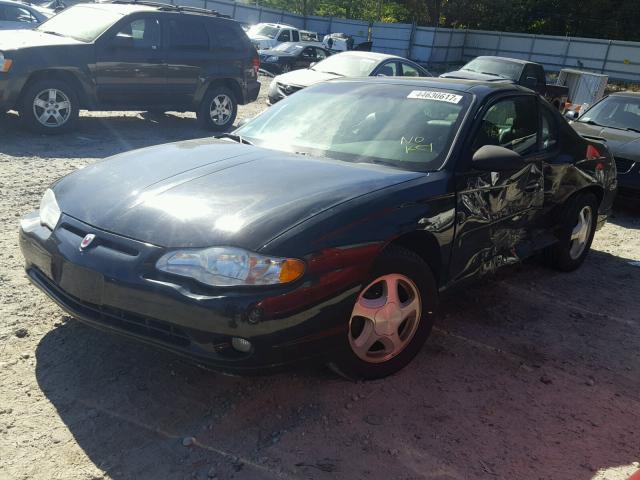 2G1WX12K539441040 - 2003 CHEVROLET MONTE CARL 黑色 照片 2