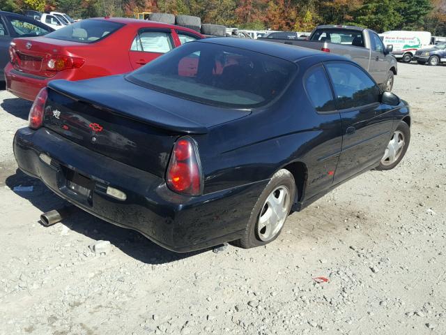 2G1WX12K539441040 - 2003 CHEVROLET MONTE CARL BLACK photo 4