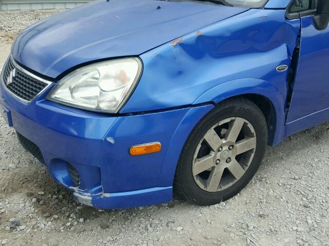 JS2RD62H365350208 - 2006 SUZUKI AERIO BLUE photo 9