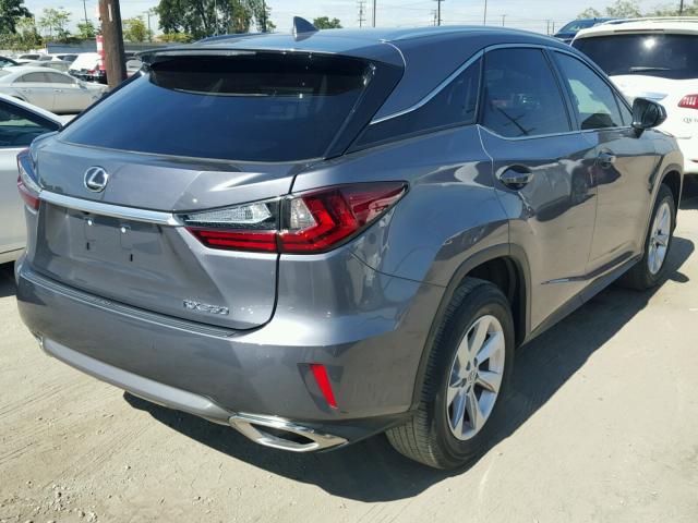 2T2ZZMCA0GC018910 - 2016 LEXUS RX GRAY photo 4