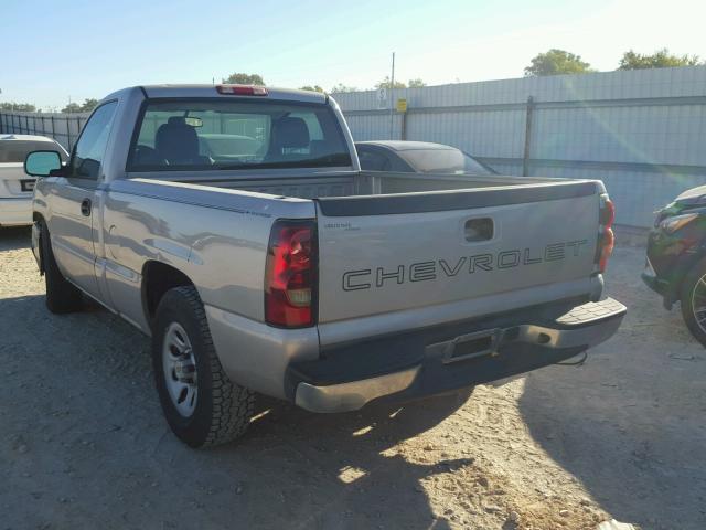 1GCEC14X25Z141570 - 2005 CHEVROLET SILVERADO SILVER photo 3