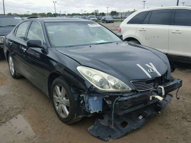 JTHBA30G455140534 - 2005 LEXUS ES BLACK photo 1