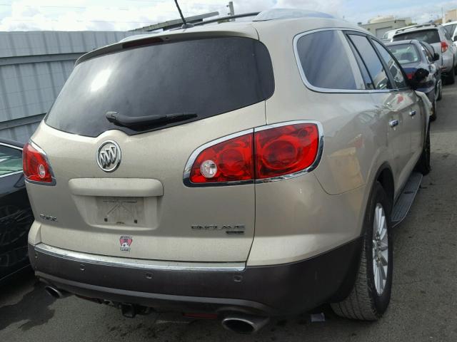 5GAER23738J272694 - 2008 BUICK ENCLAVE CX TAN photo 4