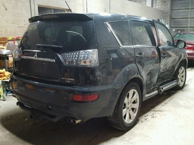 JA4JT5AX5AZ006033 - 2010 MITSUBISHI OUTLANDER BLACK photo 4