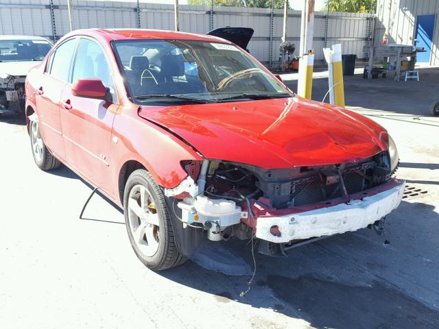 JM1BK323X51340608 - 2005 MAZDA 3 S RED photo 1