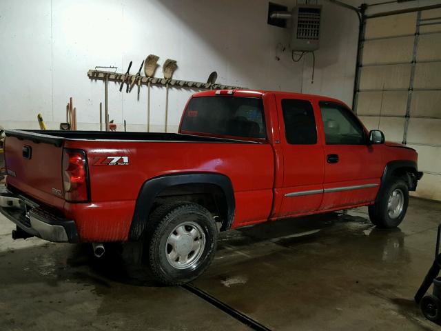 1GTEK19T53E376221 - 2003 GMC NEW SIERRA RED photo 4