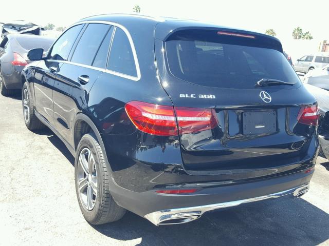 WDC0G4JB1GF044495 - 2016 MERCEDES-BENZ GLC 300 BLACK photo 3