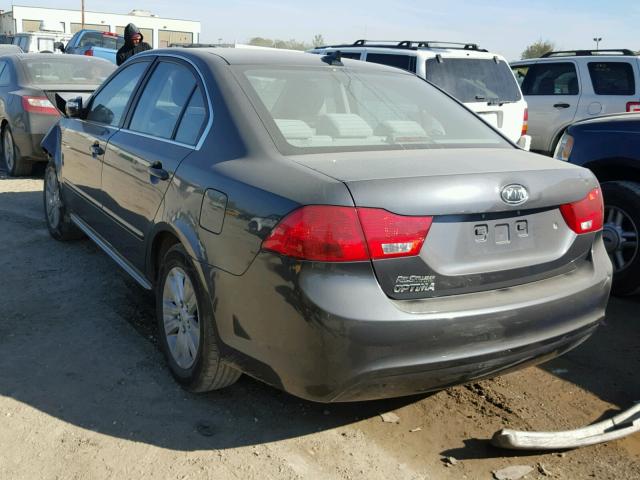 KNAGG4A88A5432004 - 2010 KIA OPTIMA GRAY photo 3