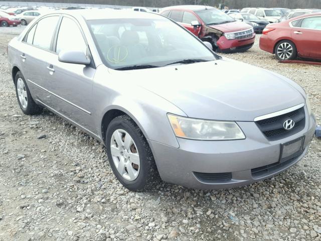 5NPET46C48H357914 - 2008 HYUNDAI SONATA GLS SILVER photo 1