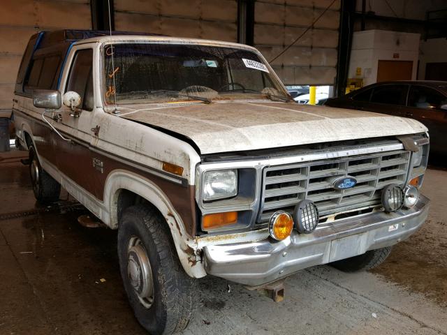 1FTHF2518FPA29051 - 1985 FORD F250 WHITE photo 1
