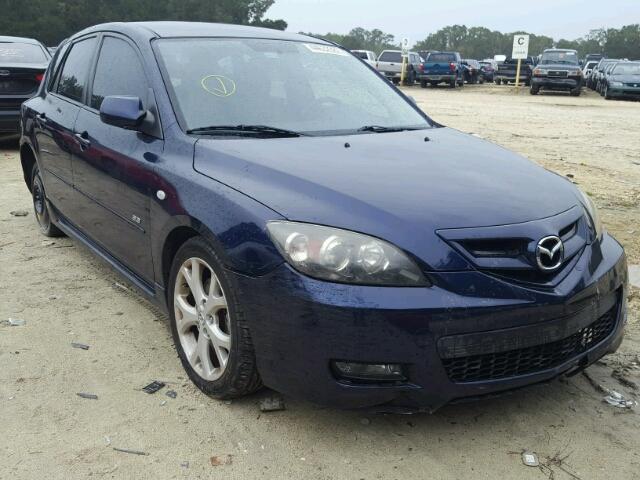 JM1BK343781127956 - 2008 MAZDA 3 BLUE photo 1